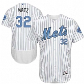 New York Mets #32 Steven Matz White Father's Day Flexbase Stitched Jersey DingZhi,baseball caps,new era cap wholesale,wholesale hats