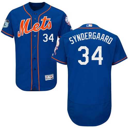 New York Mets #34 Noah Syndergaard Royal 2017 Spring Training Flexbase Stitched Jersey DingZhi,We sell and wholesale New York Mets #34 Noah Syndergaard Royal 2017 Spring Training Flexbase Stitched Jersey DingZhi on line form chian!