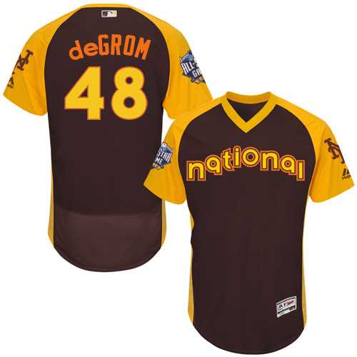 New York Mets #48 Jacob deGrom Brown 2016 MLB All Star Game Flexbase Batting Practice Player Stitched Jersey DingZhi,We sell and wholesale New York Mets #48 Jacob deGrom Brown 2016 MLB All Star Game Flexbase Batting Practice Player Stitched Jersey DingZhi on line form chian!