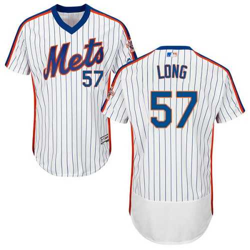 New York Mets #57 Kevin Long White Cooperstown Collection Flexbase Stitched Jersey DingZhi,We sell and wholesale New York Mets #57 Kevin Long White Cooperstown Collection Flexbase Stitched Jersey DingZhi on line form chian!