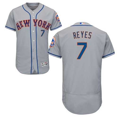 New York Mets #7 Jose Reyes Gray Flexbase Stitched Jersey DingZhi,We sell and wholesale New York Mets #7 Jose Reyes Gray Flexbase Stitched Jersey DingZhi on line form chian!