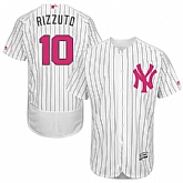 New York Yankees #10 Phil Rizzuto White Mother's Day Flexbase Stitched Jersey DingZhi