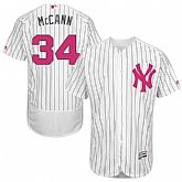 New York Yankees #34 Brian McCann White Mother's Day Flexbase Stitched Jersey DingZhi