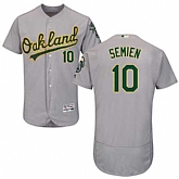Oakland Athletics #10 Marcus Semien Gray Flexbase Stitched Jersey DingZhi,baseball caps,new era cap wholesale,wholesale hats