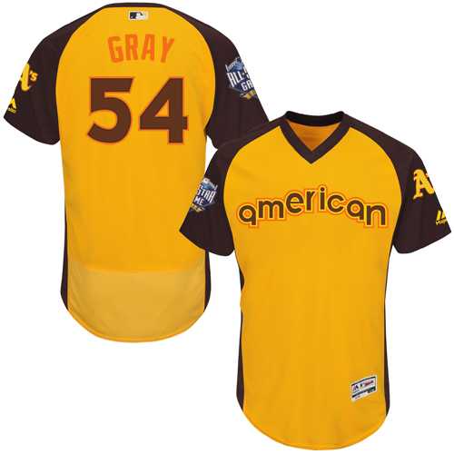 Oakland Athletics #54 Sonny Gray Yellow 2016 MLB All Star Game Flexbase Batting Practice Player Stitched Jersey DingZhi,We sell and wholesale Oakland Athletics #54 Sonny Gray Yellow 2016 MLB All Star Game Flexbase Batting Practice Player Stitched Jersey DingZhi on line form chian!