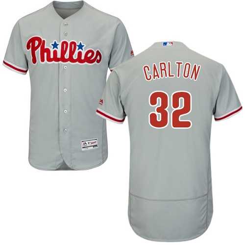 Philadelphia Phillies #32 Steve Carlton Gray Flexbase Stitched Jersey DingZhi,We sell and wholesale Philadelphia Phillies #32 Steve Carlton Gray Flexbase Stitched Jersey DingZhi on line form chian!