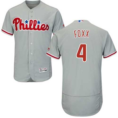 Philadelphia Phillies #4 Jimmy Foxx Gray Flexbase Stitched Jersey DingZhi,We sell and wholesale Philadelphia Phillies #4 Jimmy Foxx Gray Flexbase Stitched Jersey DingZhi on line form chian!
