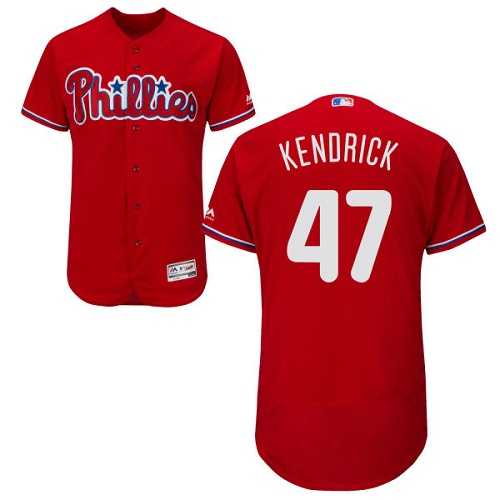 Philadelphia Phillies #47 Howie Kendrick Red Flexbase Stitched Jersey DingZhi,We sell and wholesale Philadelphia Phillies #47 Howie Kendrick Red Flexbase Stitched Jersey DingZhi on line form chian!