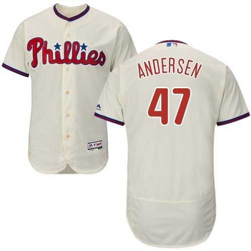 Philadelphia Phillies #47 Larry Anderson Cream Flexbase Stitched Jersey DingZhi,We sell and wholesale Philadelphia Phillies #47 Larry Anderson Cream Flexbase Stitched Jersey DingZhi on line form chian!