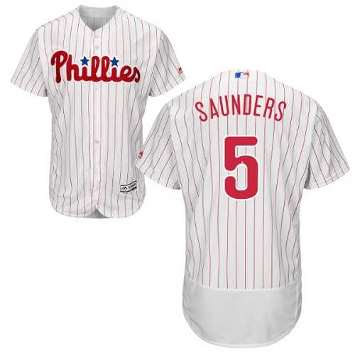 Philadelphia Phillies #5 Michael Saunders White Flexbase Stitched Jersey DingZhi,We sell and wholesale Philadelphia Phillies #5 Michael Saunders White Flexbase Stitched Jersey DingZhi on line form chian!