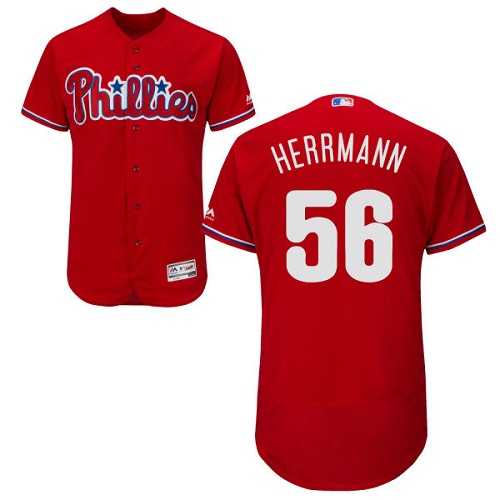 Philadelphia Phillies #56 Frank Herrmann Red Flexbase Stitched Jersey DingZhi,We sell and wholesale Philadelphia Phillies #56 Frank Herrmann Red Flexbase Stitched Jersey DingZhi on line form chian!