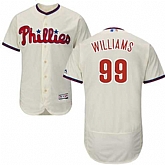 Philadelphia Phillies #99 Nick Williams Cream Flexbase Stitched Jersey DingZhi