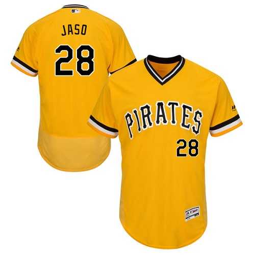 Pittsburgh Pirates #28 John Jaso Gold Throwback Flexbase Stitched Jersey DingZhi,We sell and wholesale Pittsburgh Pirates #28 John Jaso Gold Throwback Flexbase Stitched Jersey DingZhi on line form chian!