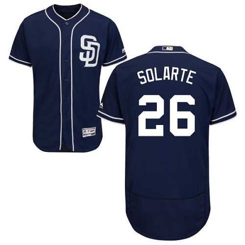 San Diego Padres #26 Yangervis Solarte Navy Flexbase Stitched Jersey DingZhi,We sell and wholesale San Diego Padres #26 Yangervis Solarte Navy Flexbase Stitched Jersey DingZhi on line form chian!
