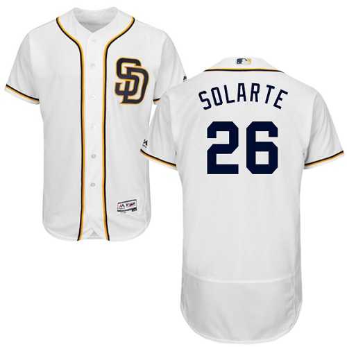 San Diego Padres #26 Yangervis Solarte White Flexbase Stitched Jersey DingZhi,We sell and wholesale San Diego Padres #26 Yangervis Solarte White Flexbase Stitched Jersey DingZhi on line form chian!