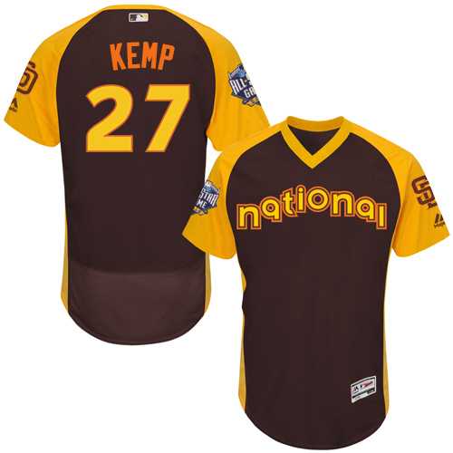 San Diego Padres #27 Matt Kemp Brown 2016 MLB All Star Game Flexbase Batting Practice Player Stitched Jersey DingZhi,We sell and wholesale San Diego Padres #27 Matt Kemp Brown 2016 MLB All Star Game Flexbase Batting Practice Player Stitched Jersey DingZhi on line form chian!