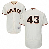 San Francisco Giants #43 Dave Dravecky Cream Flexbase Stitched Jersey DingZhi