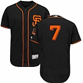 San Francisco Giants #7 Jimmy Rollins Black Flexbase Stitched Jersey DingZhi,baseball caps,new era cap wholesale,wholesale hats