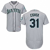 Seattle Mariners #31 Steve Cishek Gray Flexbase Stitched Jersey DingZhi,baseball caps,new era cap wholesale,wholesale hats