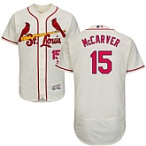 St. Louis Cardinals #15 Tim McCarver Cream Flexbase Stitched Jersey DingZhi,baseball caps,new era cap wholesale,wholesale hats