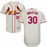 St. Louis Cardinals #30 Jonathan Broxton Cream Flexbase Stitched Jersey DingZhi,baseball caps,new era cap wholesale,wholesale hats