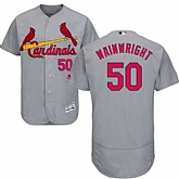 St. Louis Cardinals #50 Adam Wainwright Gray Flexbase Stitched Jersey DingZhi,baseball caps,new era cap wholesale,wholesale hats
