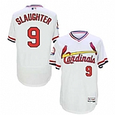 St. Louis Cardinals #9 Enos Slaughter White 1985 Throwback Flexbase Stitched Jersey DingZhi,baseball caps,new era cap wholesale,wholesale hats