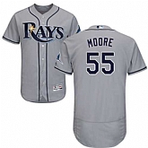 Tampa Bay Rays #55 Matt Moore Light Gray Flexbase Stitched Jersey DingZhi,baseball caps,new era cap wholesale,wholesale hats