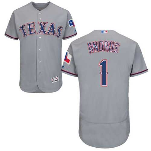 Texas Rangers #1 Elvis Andrus Gray Flexbase Stitched Jersey DingZhi,We sell and wholesale Texas Rangers #1 Elvis Andrus Gray Flexbase Stitched Jersey DingZhi on line form chian!