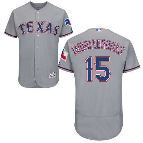 Texas Rangers #15 Will Middlebrooks Gray Flexbase Stitched Jersey DingZhi,We sell and wholesale Texas Rangers #15 Will Middlebrooks Gray Flexbase Stitched Jersey DingZhi on line form chian!