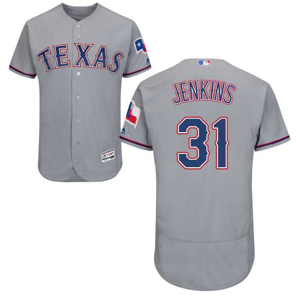 Texas Rangers #31 Eric Jenkins Gray Flexbase Stitched Jersey DingZhi,We sell and wholesale Texas Rangers #31 Eric Jenkins Gray Flexbase Stitched Jersey DingZhi on line form chian!