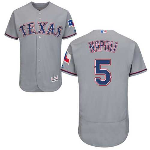 Texas Rangers #5 Mike Napoli Gray Flexbase Stitched Jersey DingZhi,We sell and wholesale Texas Rangers #5 Mike Napoli Gray Flexbase Stitched Jersey DingZhi on line form chian!