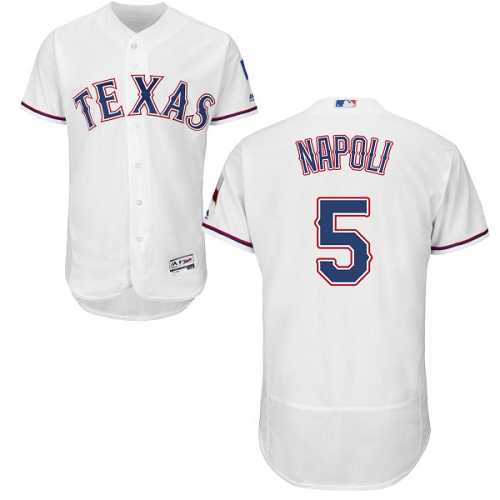 Texas Rangers #5 Mike Napoli White Flexbase Stitched Jersey DingZhi,We sell and wholesale Texas Rangers #5 Mike Napoli White Flexbase Stitched Jersey DingZhi on line form chian!