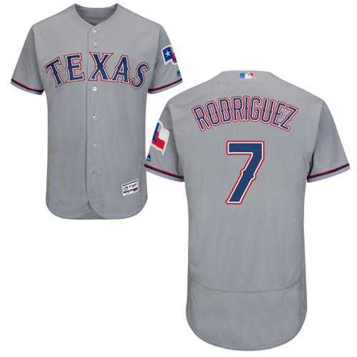 Texas Rangers #7 Ivan Rodriguez Gray Flexbase Stitched Jersey DingZhi,We sell and wholesale Texas Rangers #7 Ivan Rodriguez Gray Flexbase Stitched Jersey DingZhi on line form chian!