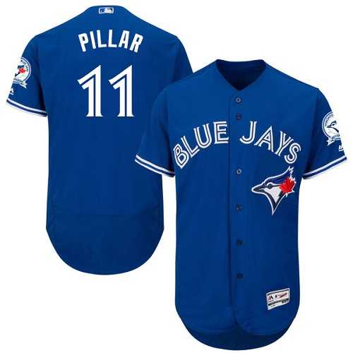 Toronto Blue Jays #11 Kevin Pillar Blue With 40th Anniversary Patch Flexbase Stitched Jersey DingZhi,We sell and wholesale Toronto Blue Jays #11 Kevin Pillar Blue With 40th Anniversary Patch Flexbase Stitched Jersey DingZhi on line form chian!