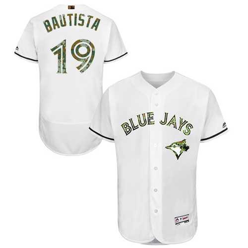 Toronto Blue Jays #19 Jose Bautista White Memorial Day Flexbase Stitched Jersey DingZhi,We sell and wholesale Toronto Blue Jays #19 Jose Bautista White Memorial Day Flexbase Stitched Jersey DingZhi on line form chian!