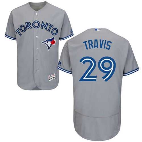 Toronto Blue Jays #29 Devon Travis Gray Flexbase Stitched Jersey DingZhi,We sell and wholesale Toronto Blue Jays #29 Devon Travis Gray Flexbase Stitched Jersey DingZhi on line form chian!