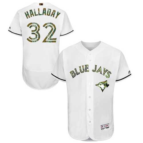 Toronto Blue Jays #32 Roy Halladay White Memorial Day Flexbase Stitched Jersey DingZhi,We sell and wholesale Toronto Blue Jays #32 Roy Halladay White Memorial Day Flexbase Stitched Jersey DingZhi on line form chian!