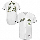 Toronto Blue Jays #54 Roberto Osuna White Memorial Day Flexbase Stitched Jersey DingZhi,baseball caps,new era cap wholesale,wholesale hats
