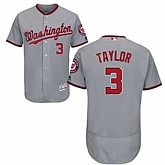 Washington Nationals #3 Michael Taylor Gray Flexbase Stitched Jersey DingZhi,baseball caps,new era cap wholesale,wholesale hats