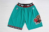 Grizzlies Teal Hardwood Classics Shorts,baseball caps,new era cap wholesale,wholesale hats