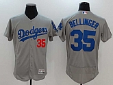 Los Angeles Dodgers #35 Cody Bellinger Gray Flexbase Stitched Jersey
