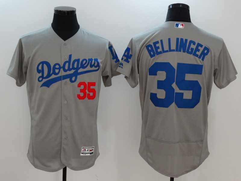 Los Angeles Dodgers #35 Cody Bellinger Gray Flexbase Stitched Jersey,We sell and wholesale Los Angeles Dodgers #35 Cody Bellinger Gray Flexbase Stitched Jersey on line form chian!