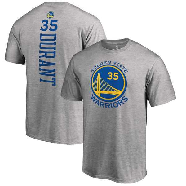 Men's Golden State Warriors 35 Kevin Durant Gray Backer Name & Number T-shirt FengYun,We sell and wholesale Men's Golden State Warriors 35 Kevin Durant Gray Backer Name & Number T-shirt FengYun on line form chian!