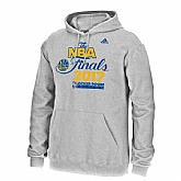 Men's Golden State Warriors Gray 2017 Western Conference Champions Locker Room Hoodie FengYun,baseball caps,new era cap wholesale,wholesale hats
