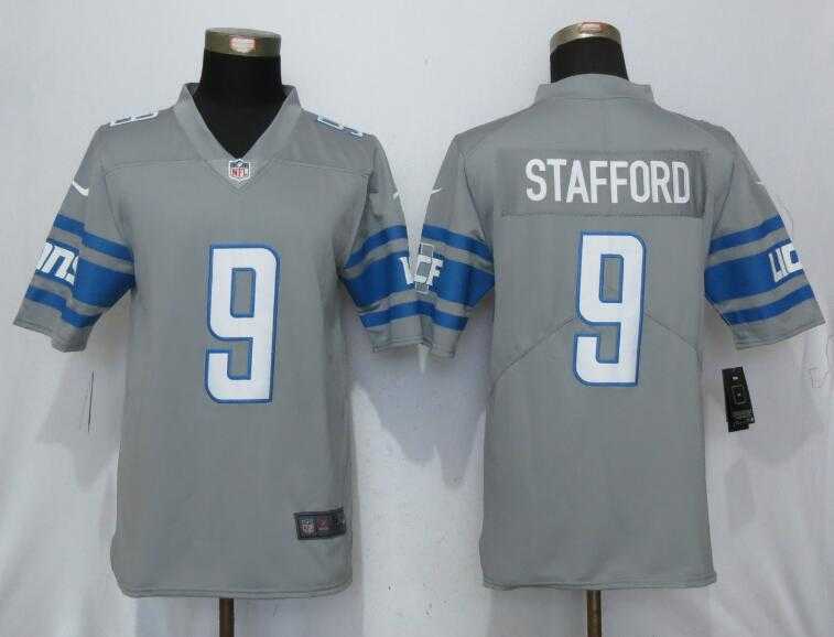 Nike Limited Detroit Lions #9 Stafford 2017 Color Rush Gray Jersey,We sell and wholesale Nike Limited Detroit Lions #9 Stafford 2017 Color Rush Gray Jersey on line form chian!