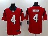 Nike Limited Houston Texans #4 Deshaun Watson Red Vapor Untouchable Jersey,baseball caps,new era cap wholesale,wholesale hats