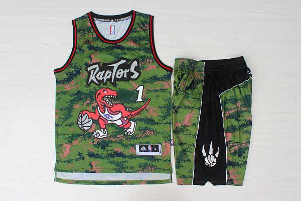 Raptors #1 Tracy McGrady Camo Swingman Jersey(With Shorts),We sell and wholesale Raptors #1 Tracy McGrady Camo Swingman Jersey(With Shorts) on line form chian!