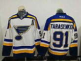St. Louis Blues #91 Vladimir Tarasenko CCM Throwback White Jersey,baseball caps,new era cap wholesale,wholesale hats