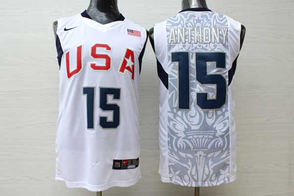 Team USA Basketball #15 Carmelo Anthony White Nike Stitched Jersey,We sell and wholesale Team USA Basketball #15 Carmelo Anthony White Nike Stitched Jersey on line form chian!
